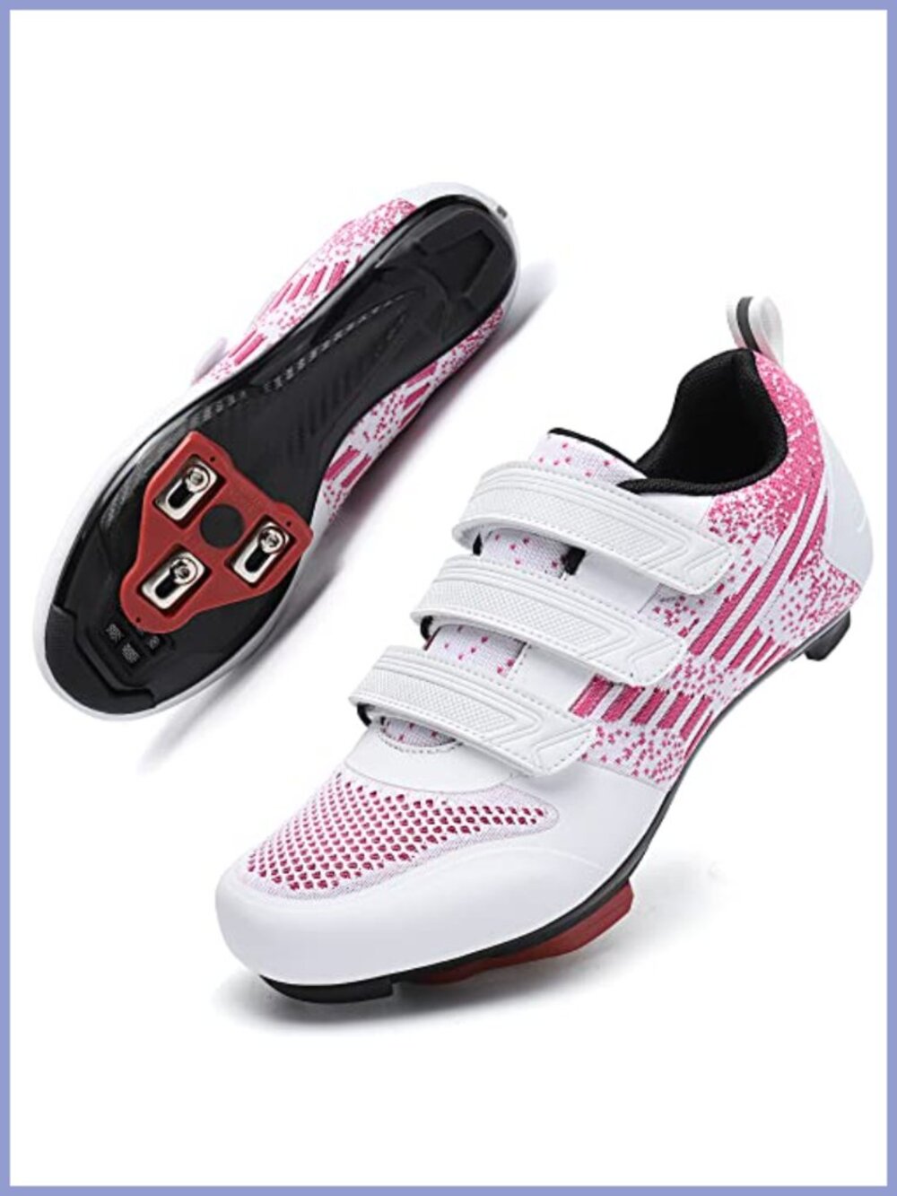 Unisex Cycling Shoes Compatible with Peloton SPD Delta Cleats